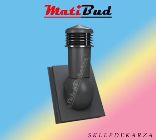 TILE PLUS 125 z odpływem kondensatu do dachówki BRAAS tegalit protegon 