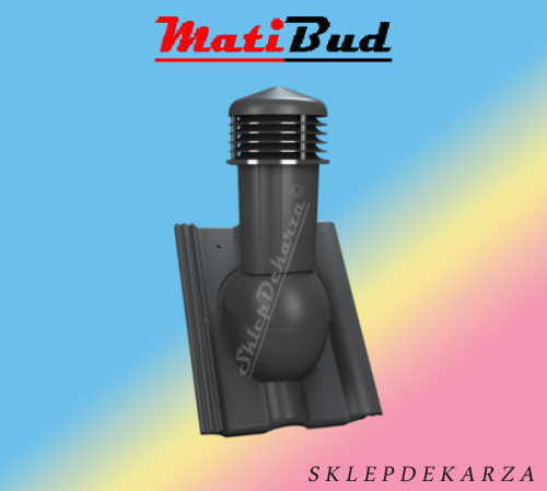 TILE PLUS 125 z odpływem kondensatu do dachówki BRAAS romańska