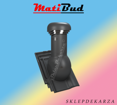 TILE PRO 150 z odpływem kondensatu do dachówki KORAMIC renesansowa L15