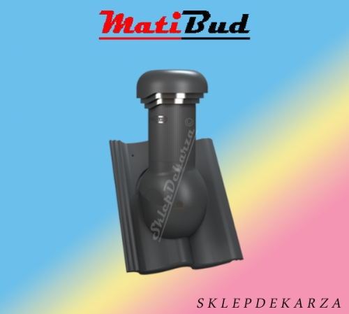 TILE PRO 125 z odpływem kondensatu do dachówki BRAAS bałtycka S 