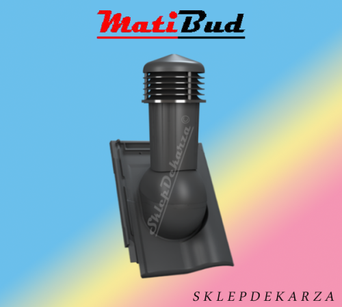 TILE PLUS 125 z odpływem kondensatu do dachówki ROBEN monza plus