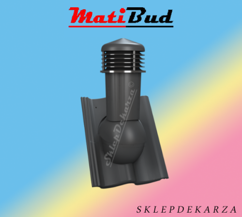 TILE PLUS 125 z odpływem kondensatu do dachówki BRAAS bałtycka S