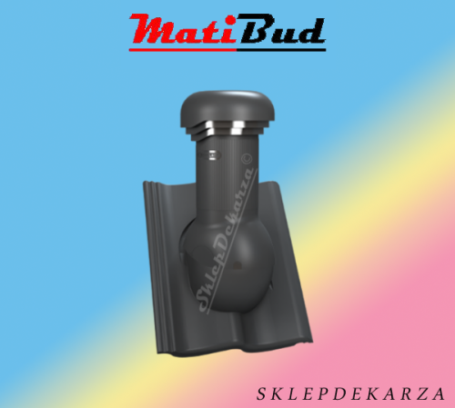 TILE PRO 125 z odpływem kondensatu do dachówki EURONIT profil S