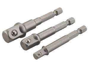 Zestaw adapterów do nasadek 1/4" + 3/8" + 1/2"