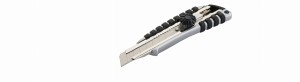 Nóż ręczny aluminiowy z ostrzem łamanym 18mm