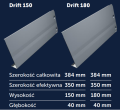 Wiatrownica modułowa uniwersalna DRIFT