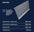 Wiatrownica modułowa uniwersalna DRIFT