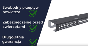 Listwa startowa wentylacyjna 1,2 mb BUDMAT COMO