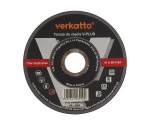 Tarcza do cięcia metalu V-PLUS płaska  125x1,0x22,2mm 