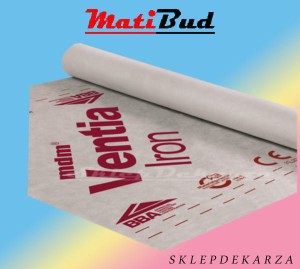 MEMBRANA DACHOWA mdm® VENTIA IRON 120g/m2-(75m2-rolka) 